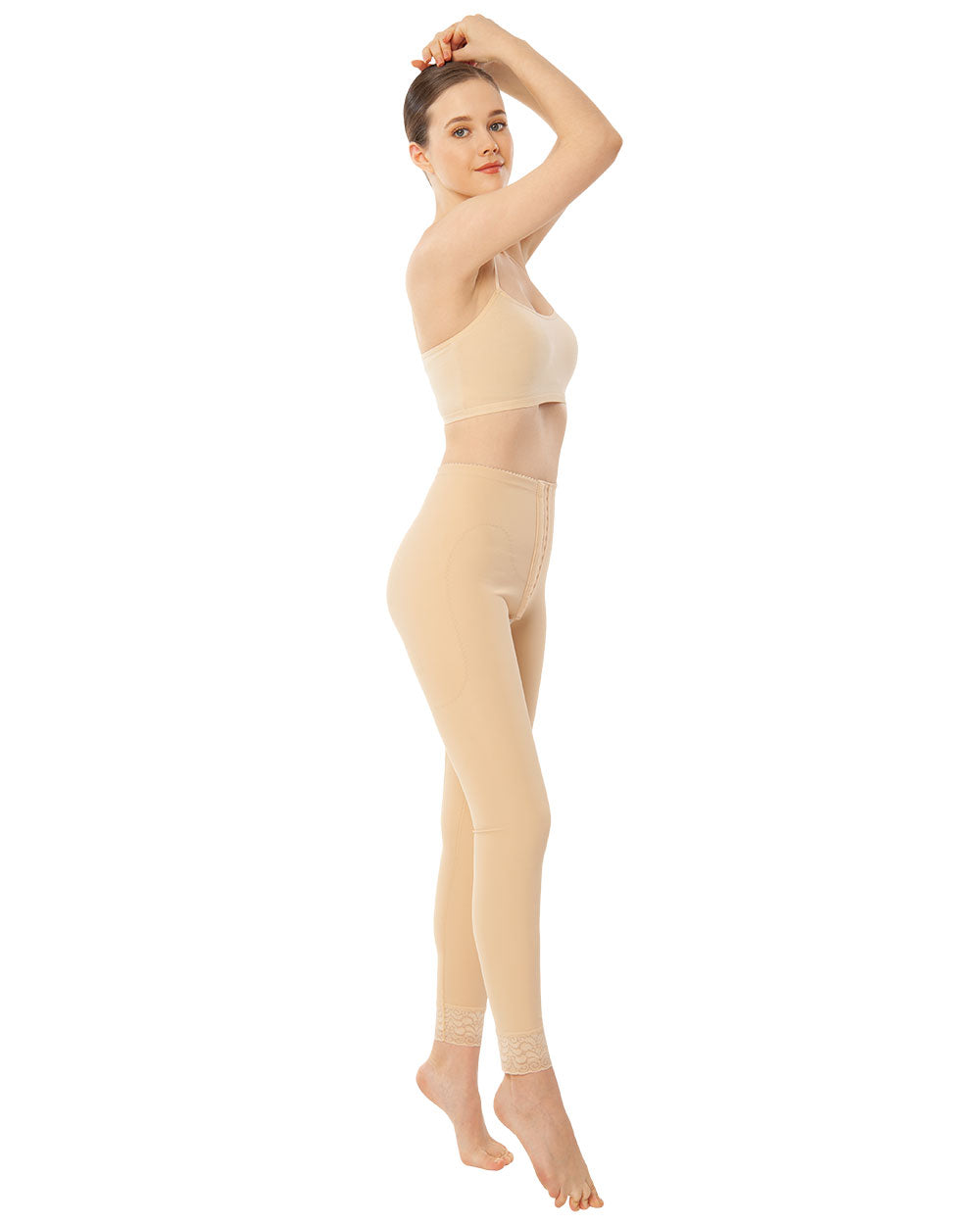 Hooked Waist - Ankle / Reinforced Liposuction Garment