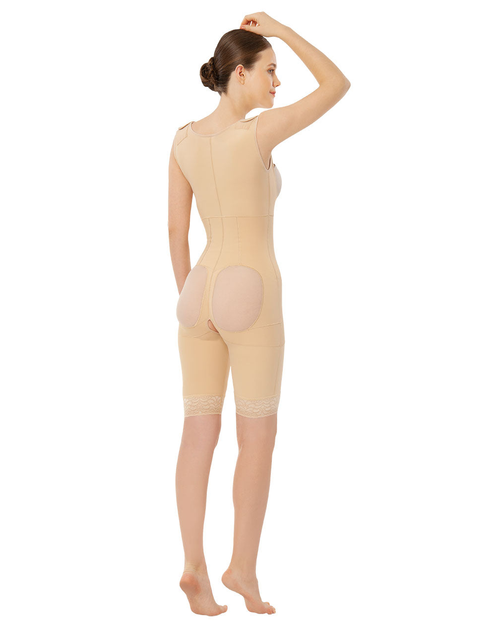 BBL Corset Covered Back Under Breast Above Knee - View 3