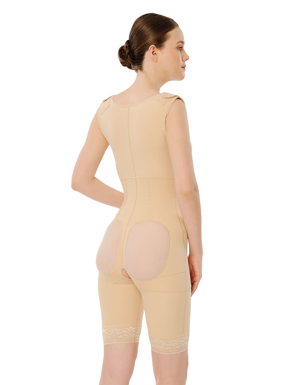 BBL Corset Covered Back Under Breast Above Knee - View 4