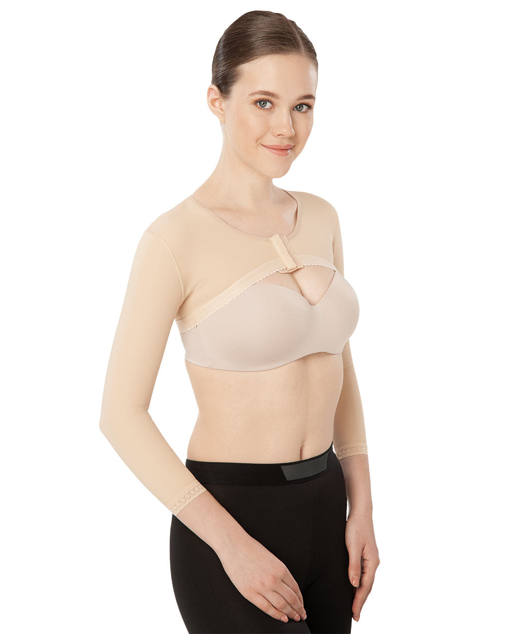 Front Hooked Arm Liposuction Garment.