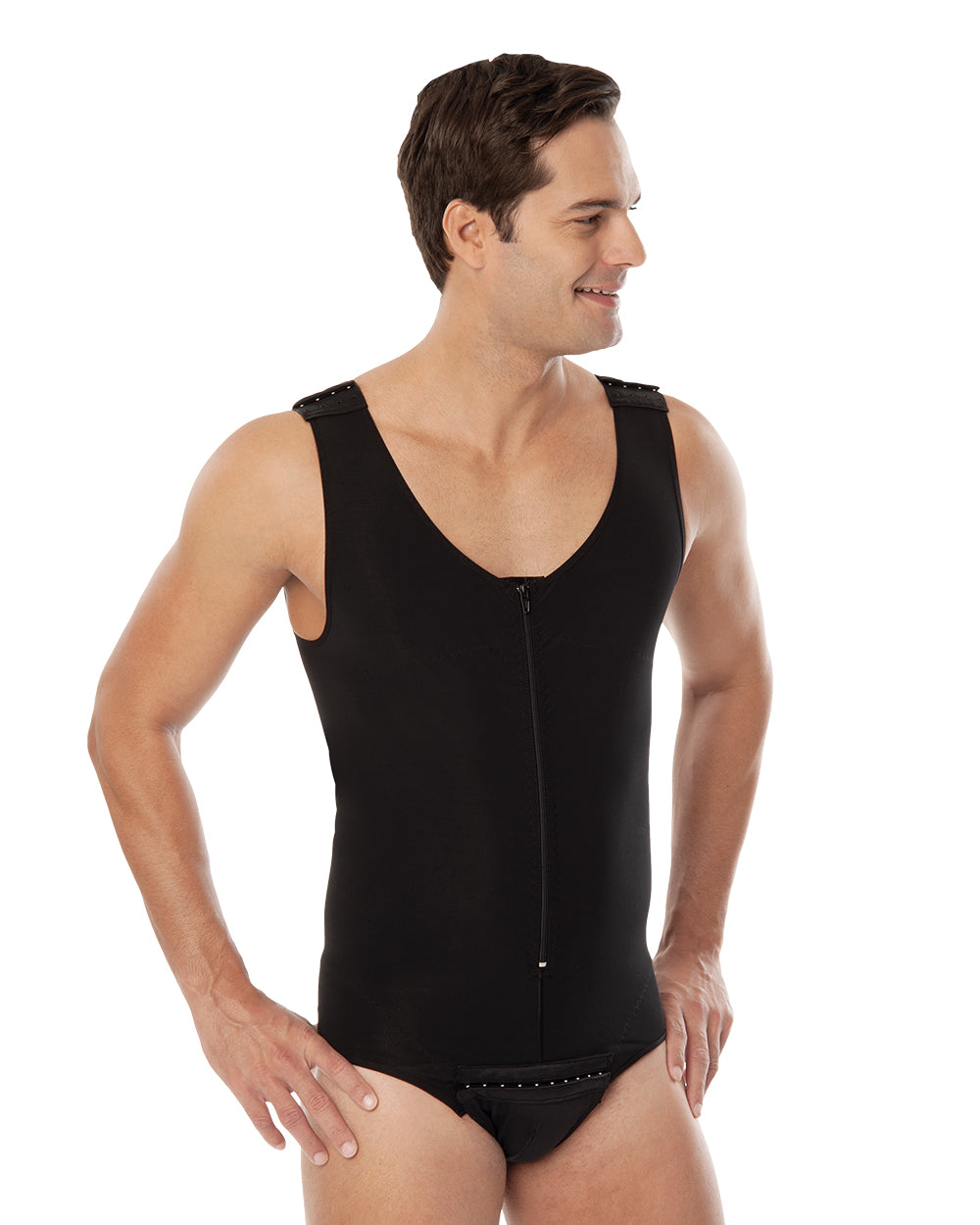 Zippered Panty Male Liposuctıon Body Garment.