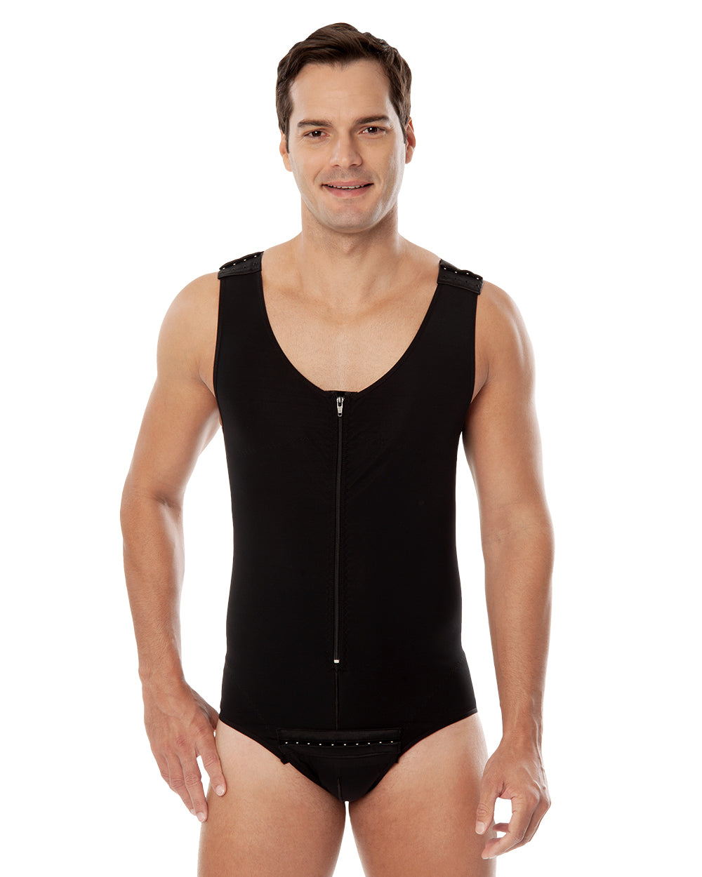 Zippered Panty Male Liposuctıon Body Garment.
