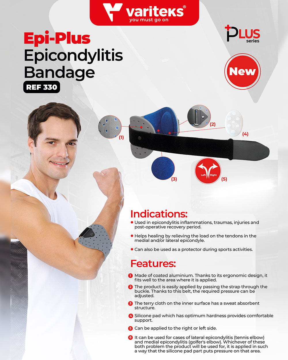 Epi-Plus Epicondylitis Bandage - View 2